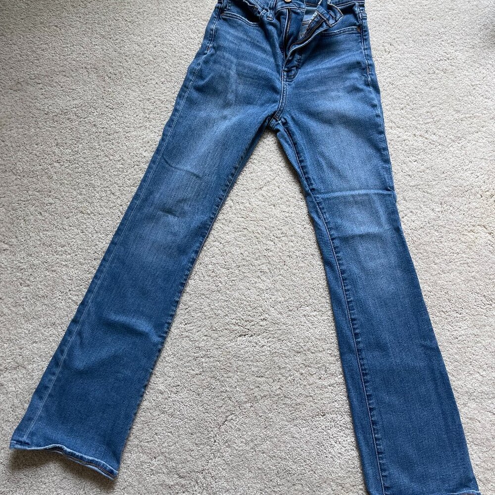 Madewell Roadtripper Skinny Flare Medium Wash Jeans Size 26